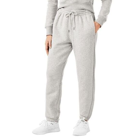 Member's Mark Ladies Fleece Jogger Size XL Light Grey Heather - Picture 1 of 8